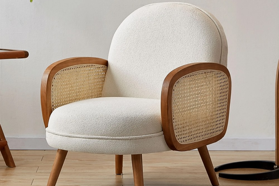 Modern Rattan Single Chair